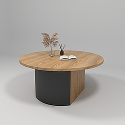 Журнальний стіл "Кора" з натуральної деревини ясена