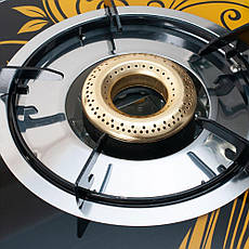 Газова плита ELECTRA MOON 1666 настільна – 2 конфорки, скляна поверхня (JS), фото 4