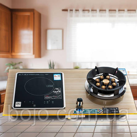 Індукційна та газова плита SNIEMNTS 1539 на 2 конфорки (JS), фото 1