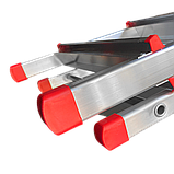 Стрем’янка алюмінієва одностороння SCALA.TOP QUICKSTEP+ 4 сходинки, фото 4