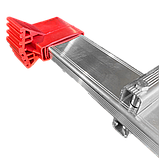 Драбина алюмінієва трьохсекційна SCALA.TOP FLEXIREACH 3x9 сходинок, фото 8