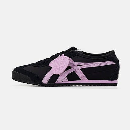Жіночі кросівки Asics Onitsuka Tiger Mexico 66 Black Pink | Зручність та надійність, фото 1