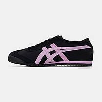 Жіночі кросівки Asics Onitsuka Tiger Mexico 66 Black Pink | Зручність та надійність, фото 3