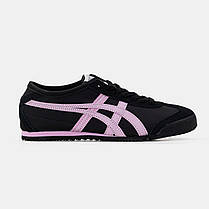 Жіночі кросівки Asics Onitsuka Tiger Mexico 66 Black Pink | Зручність та надійність, фото 2