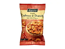 Горішки мікс арахісу та кеш'ю з перцем чилі Алесто Alesto 200g