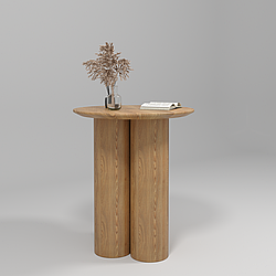 Журнальний стіл "Арко" з натуральної деревини ясена