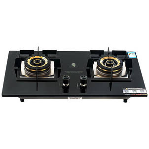 Газова плита настільна або врізна DEGUO 1632 на 2 конфорки (JS), фото 2