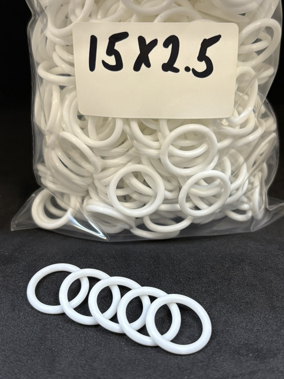 Ущільнювальне кільце O-ring MVQ70 15*2.5, фото 1