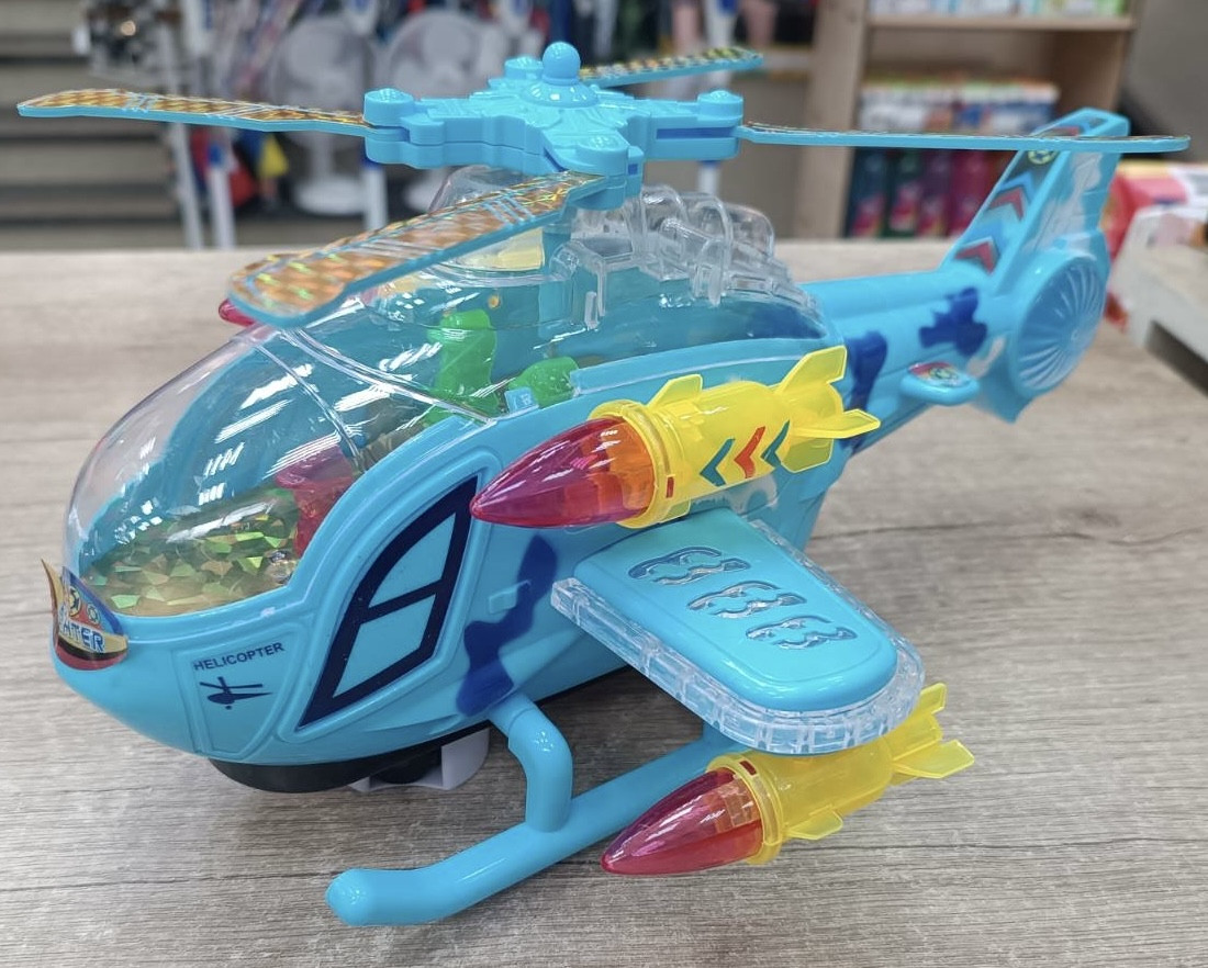 Муз.літак F28 батар, світло, музика, в коробці 29 * 13 * 12см