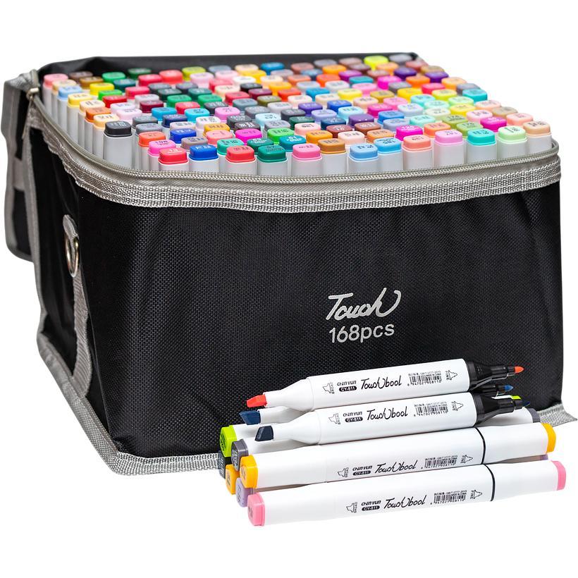 Набір Скетч Маркерів 168 штук сумка