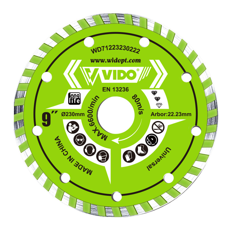 Диск алмазний Vido WD71223230222 230*22.2 мм Turbo