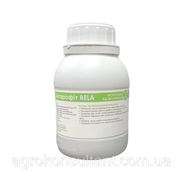 Актарофіт Bela (Enzim Biotech Agro), 500 мл — біоінсектицид від білокрилки на всіх стадіях її розвитку
