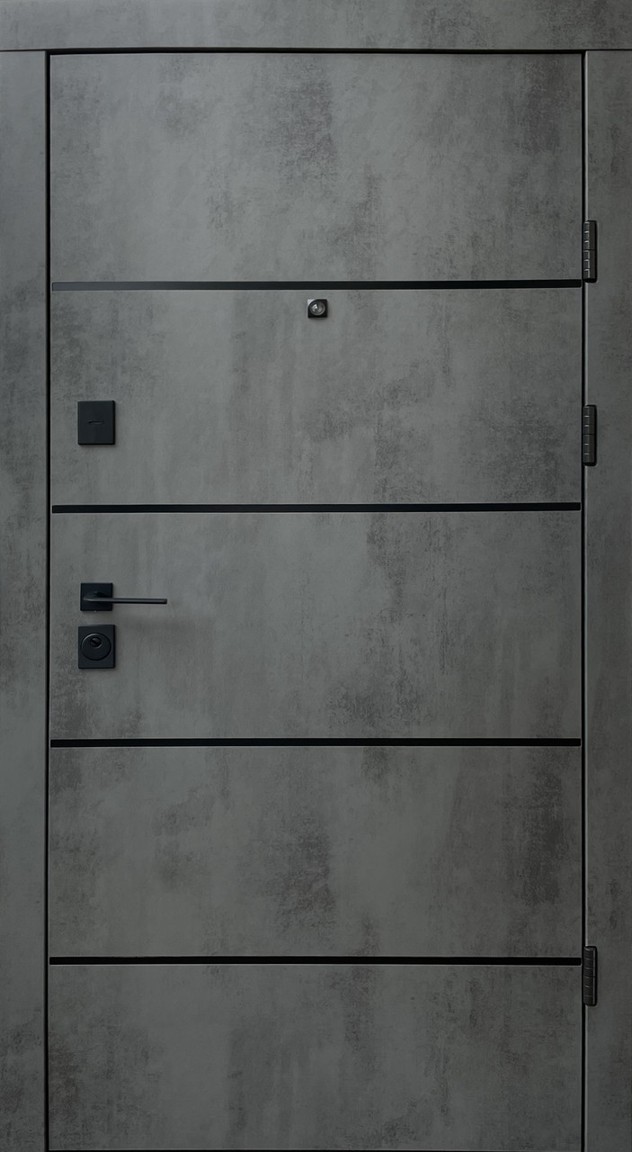 Двері квартирні, QDoors, модель Комбі-АК/Гладь, комплектація Преміум, замки KALE