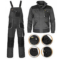 Спецодежда куртка и полукомбинезон, костюм защитный роба мужская, униформа повседневная, польша reis