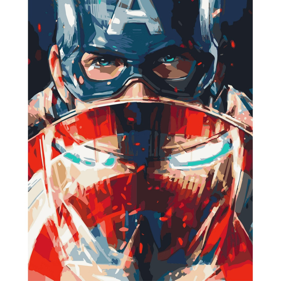 Набір для розпису "Протистояння" 40*50 см без підрамника