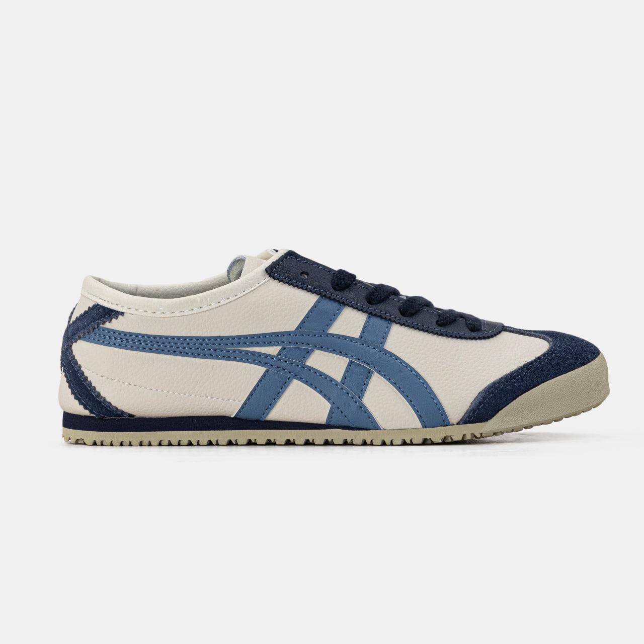 Жіночі кросівки Asics Onitsuka Tiger Mexico 66 Beige Blue — легкість та елегантність у кожному кроці