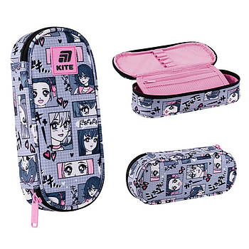 Пенал м'який тубус Kite мод 599 Anime Girl K25-599-9