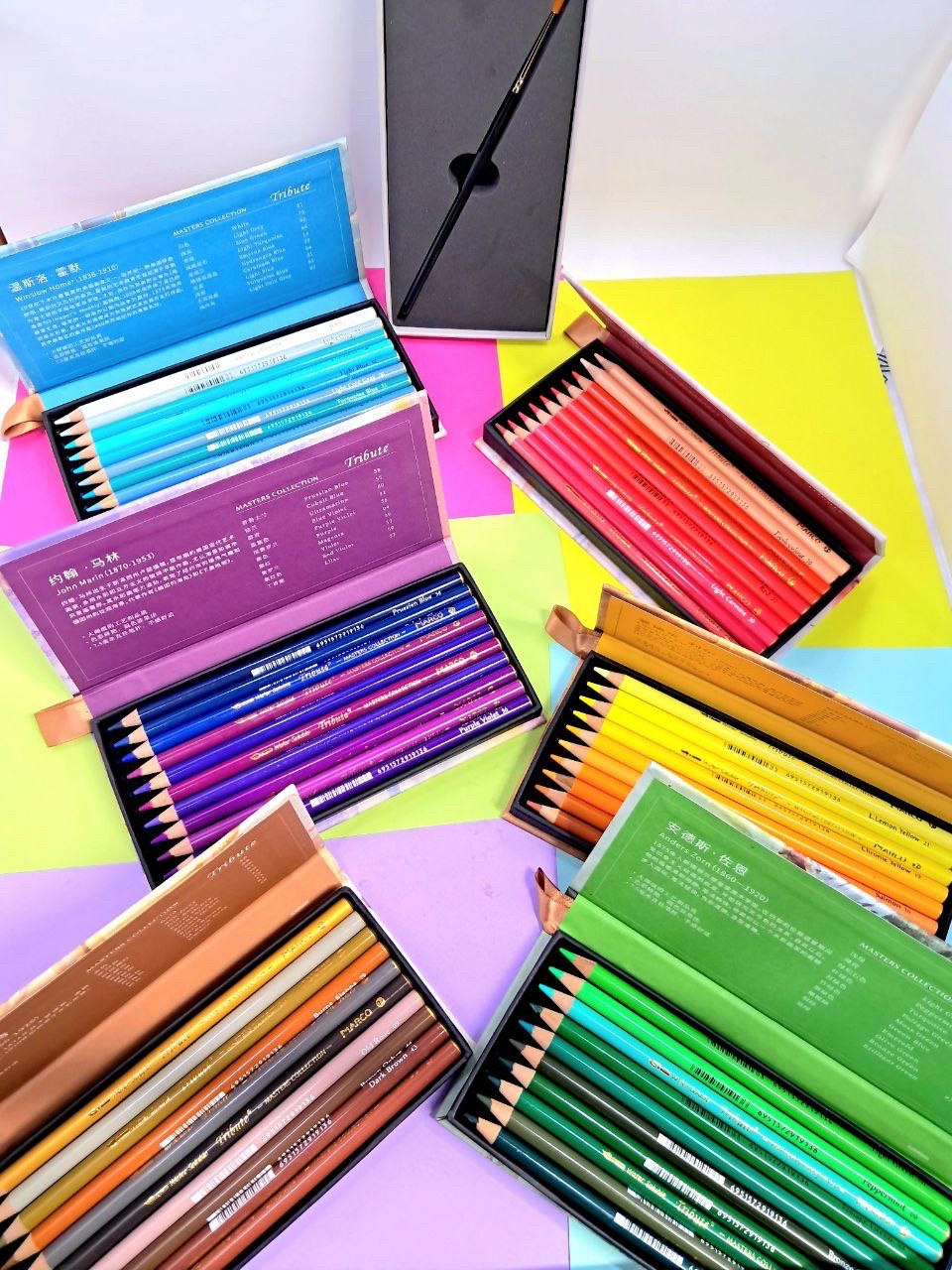 Олівці в наборі 60 кольору Марко, фото 1