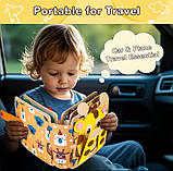 Розвивальна м'яка книжка Бізіборд для малюків 64654, фото 6