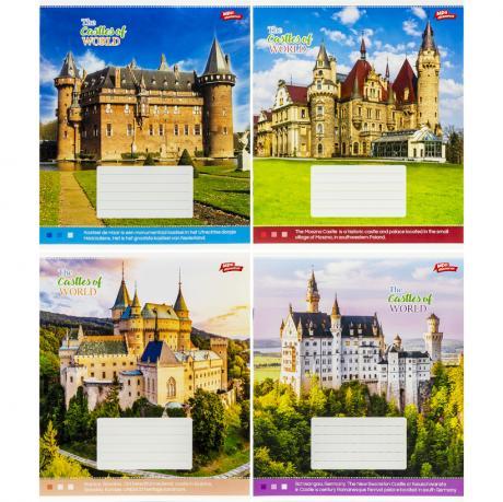 Зошит кольоровий 12 аркушів, лінія "3446"N MZOPT