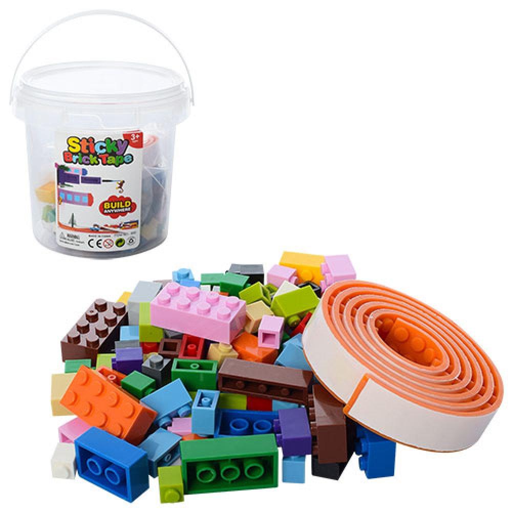 Конструктор 800C стрічка, 100 дет., відро, 12-13 см.