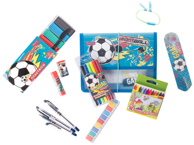 Набір 1 Вересня "Team football" 13 предметів, у папці д / зошитів