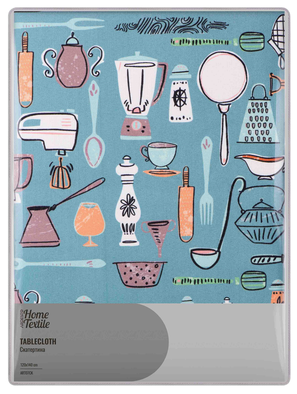 Скатертина Ardesto Cookery 120х140см, 90% поліестер, 10% бавовна