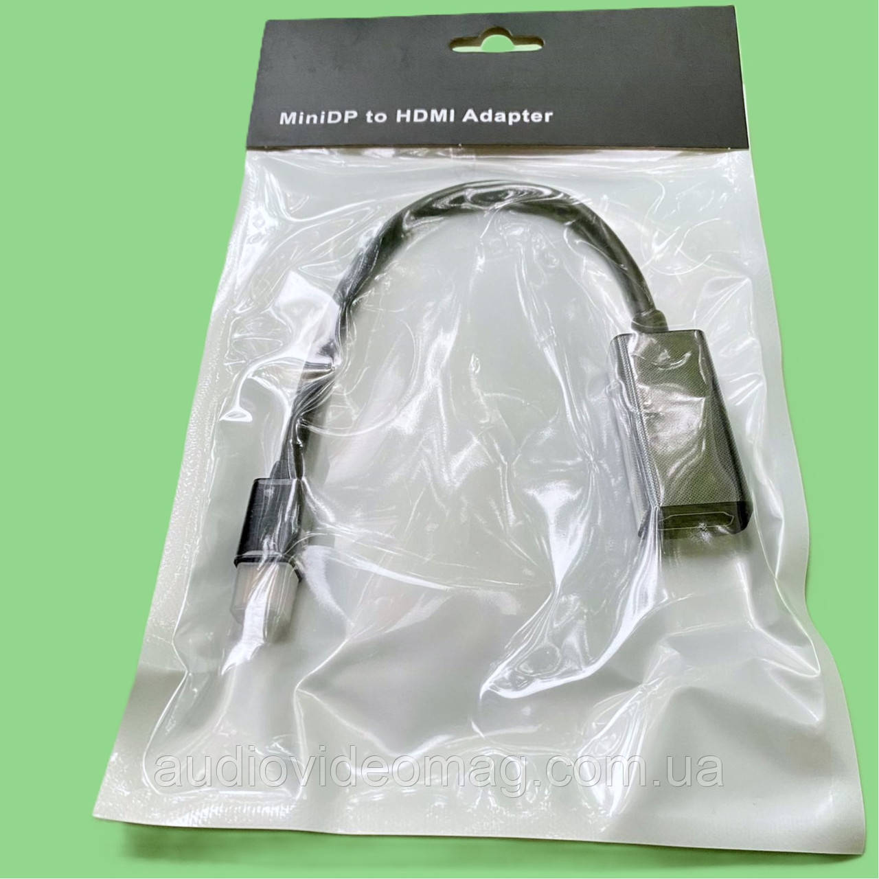Перехідник-адаптер зі штекера Mini DisplayPort на гніздо HDMI, фото 1
