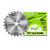 Диск пильний по дереву Vido WD71231185024 185*20 мм*24T