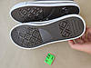 СКИДКА 41 р Конверсы Черные на белой подошве кеды короткие без надписей женские, фото 6