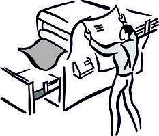 Цифровий друк, друк на ризографі, офсетний друк.