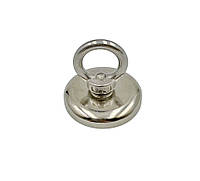 Неодимовий магніт диск D42 в корпусі з кільцем (42 кг)