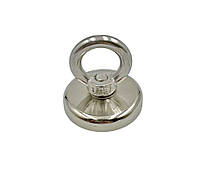 Неодимовий магніт диск D48 в корпусі з кільцем (52 кг)