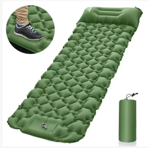 Туристичний надувний матрац килимок 3в1, фото 1