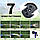 Пістолет для поливу Синій на 7 режимів, з кріпленням 3/4 дюйми, пістолет розпилювач для поливу, фото 5