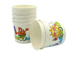 Креманка паперова 286мл Кавун і сонце 25шт/уп