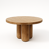 Журнальний стіл "Флора" з натуральної деревини ясена, фото 2