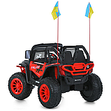 Електромобіль джип Баггі (р/к, 4мотор45W, 1аккум24V8AH, USB, EVA, BLUETOOTH) Bambi M 6131EBLR-3(24V) Червоний, фото 4