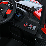Електромобіль джип Баггі (р/к, 4мотор45W, 1аккум24V8AH, USB, EVA, BLUETOOTH) Bambi M 6131EBLR-3(24V) Червоний, фото 6