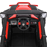 Електромобіль джип Баггі (р/к, 4мотор45W, 1аккум24V8AH, USB, EVA, BLUETOOTH) Bambi M 6131EBLR-3(24V) Червоний, фото 8