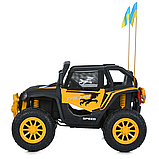 Електромобіль джип Баггі (р/к, 4мотор45W, 1аккум24V8AH, USB, EVA, BLUETOOTH) Bambi M 6131EBLR-7(24V) Жовтий, фото 5