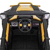 Електромобіль джип Баггі (р/к, 4мотор45W, 1аккум24V8AH, USB, EVA, BLUETOOTH) Bambi M 6131EBLR-7(24V) Жовтий, фото 8