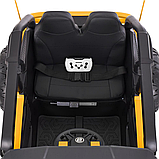 Електромобіль джип Баггі (р/к, 4мотор45W, 1аккум24V8AH, USB, EVA, BLUETOOTH) Bambi M 6131EBLR-7(24V) Жовтий, фото 9