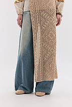 Жіночий в'язаний фартух "Серпанок" (90 см), фото 3