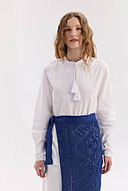 Жіночий в'язаний фартух "Серпанок" (90 см), фото 3