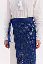 Жіночий в'язаний фартух "Серпанок" (90 см), фото 4