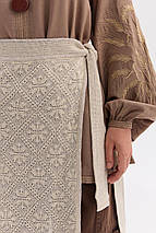 В'язаний жіночий фартух "Зірка" (75 см), фото 3