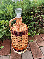 Бутль плейний на 3 літри з лози