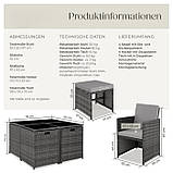 Ротангові меблі Bilbao сірий + чохол, фото 10