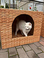 Буда-хата плетена для кота або собаки